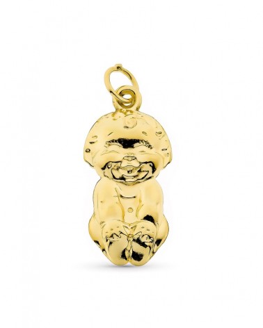 Colgante oro 18k muñeco 22x11mm