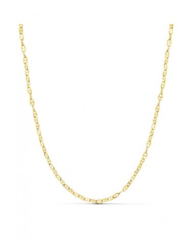 Cadena oro 18k ancla hueca 45 cm 2 mm