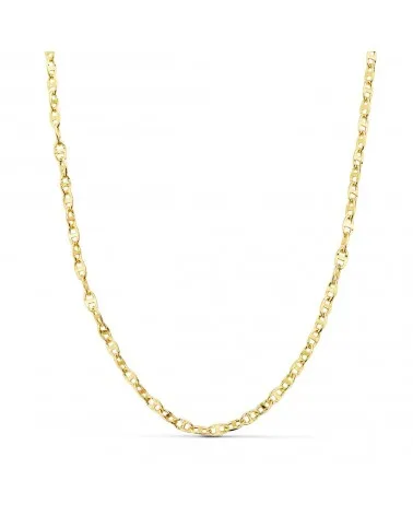 Cadena oro 18k ancla hueca 50cm 2,5mm