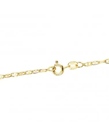 Cadena oro 18k amarillo ancla hueca 2,5 mm 60cm - foto 2