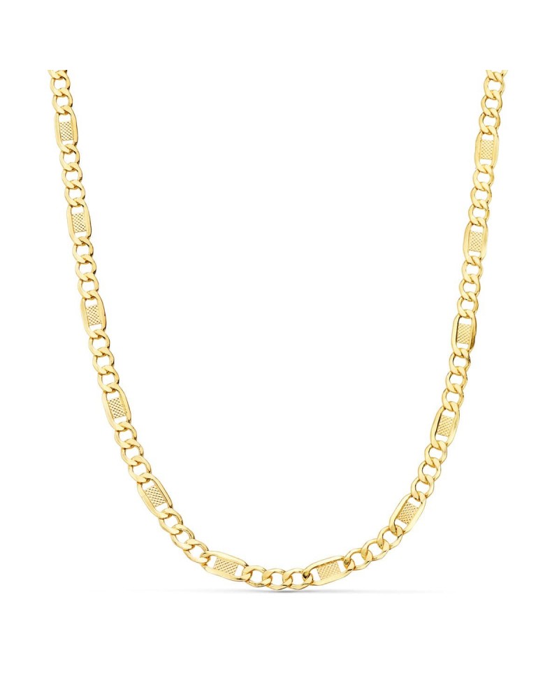 Cadena oro 18k 3x1 60cm 4mm