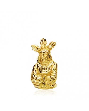 Colgante oro 18k Cristo cautivo silueta 19x9mm