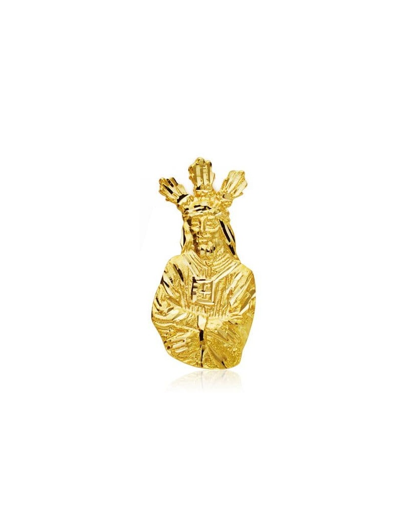 Colgante oro 18k Cristo cautivo silueta 27x13mm