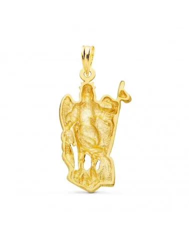 Colgante oro 18k San Rafael silueta 29x17mm
