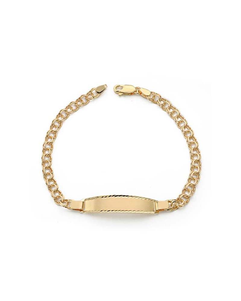 Pulsera esclava oro 18k cadena húngara 18 cm
