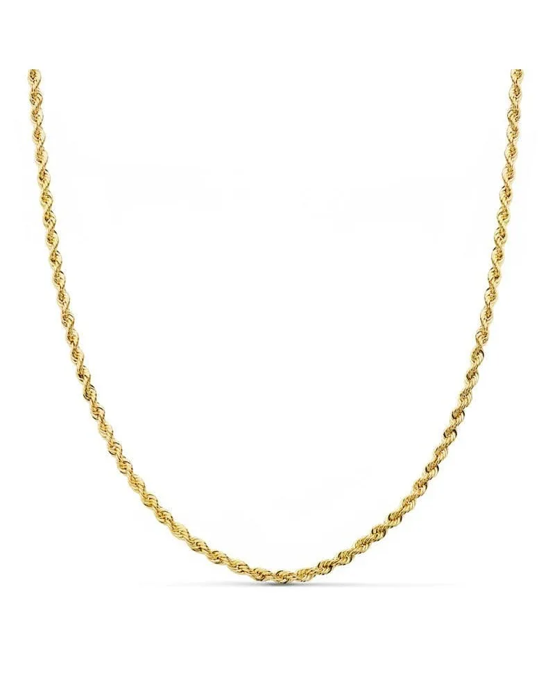 Cordón oro 18k amarillo salomónico 2,2mm 45cm