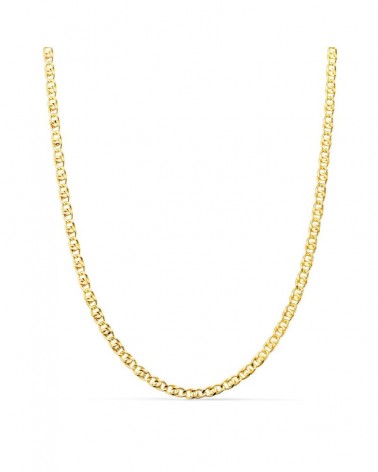 Cadena oro 18k amarillo ancla hueca 50cm 2mm