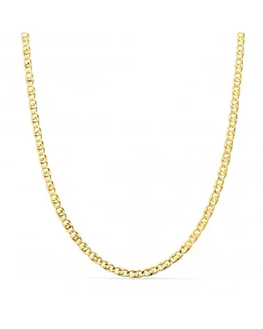 Cadena oro 18k ancla hueca 45 cm 3 mm