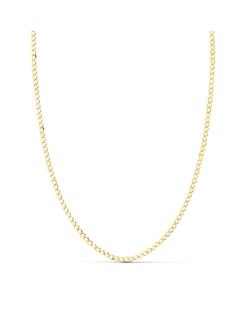 Cadena oro 18k barbada maciza 50 cm 1,5 mm