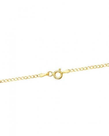 Cadena oro 18k barbada maciza 50 cm 1,5 mm