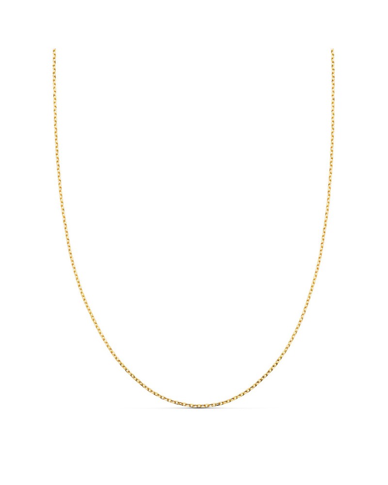 Cadena oro 18k forzada maciza 40cm