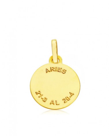 Colgante oro 18k horóscopo Aries 13mm