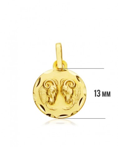 Colgante oro 18k horóscopo Aries 13mm