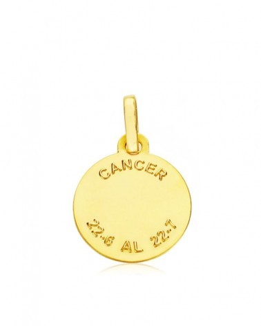 Colgante oro 18k horóscopo Cáncer 13mm