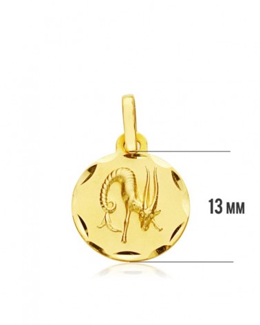 Colgante oro 18k horóscopo Capricornio 13mm