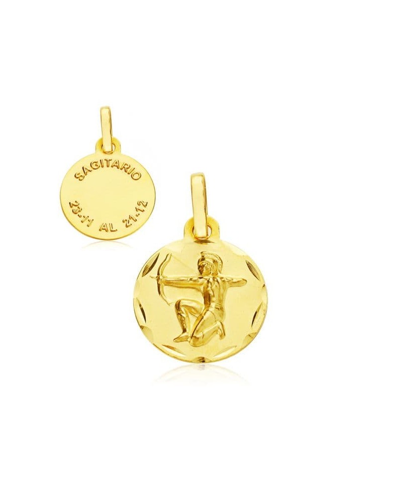 Colgante horóscopo Sagitario oro 18k 13mm