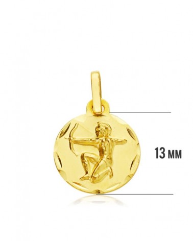 Colgante horóscopo Sagitario oro 18k 13mm