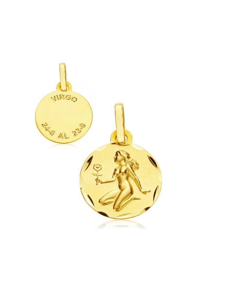 Colgante oro 18k horóscopo Virgo 13mm