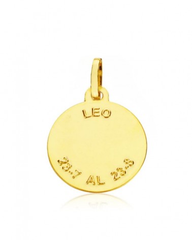 Colgante oro 18k horóscopo Leo 16mm