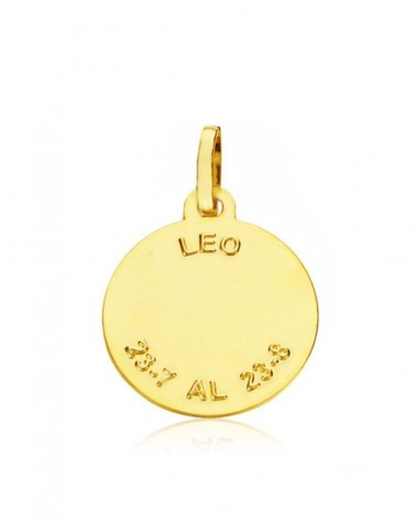 Colgante oro 18k horóscopo Leo 16mm