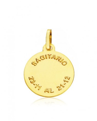 Colgante oro 18k horóscopo Sagitario 16mm