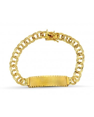 Esclava oro 18k eslabón húngaro 21 cm 19,7 gramos