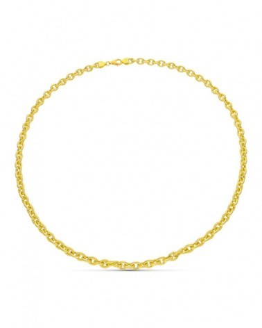 Gargantilla oro amarillo 18k eslabones 52cm