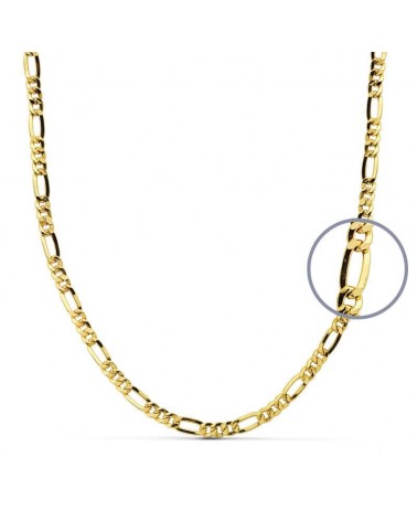 Cadena oro 18k estilo Cartier 50cm