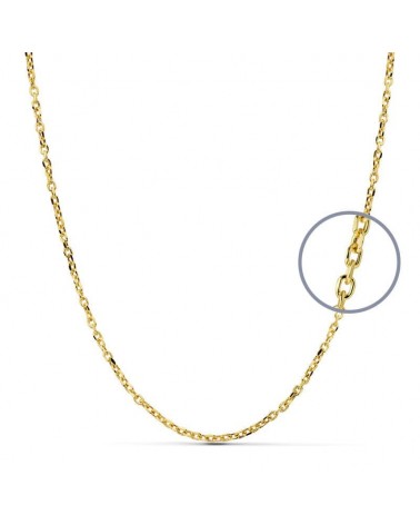 Cadena oro 18k forzada 60cm 2mm