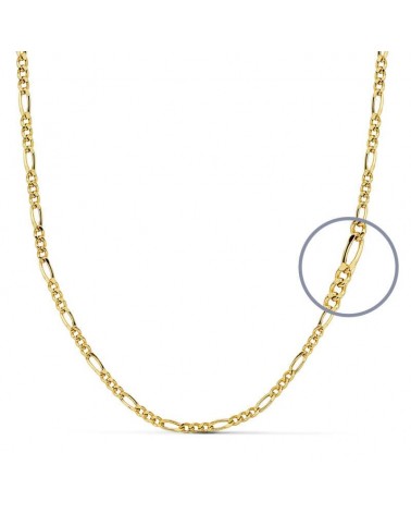 Cadena oro 18k estilo Cartier 40cm amarillo 2,8g
