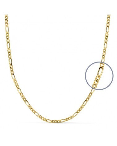 Cadena oro 18k estilo Cartier 40cm amarillo 2,8g