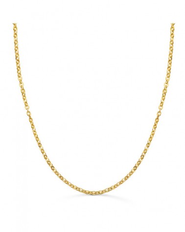 Cadena oro 18k forzada hueca 50cm