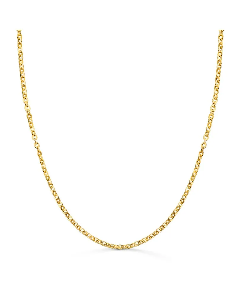 Cadena oro 18k forzada hueca 2 mm 50cm