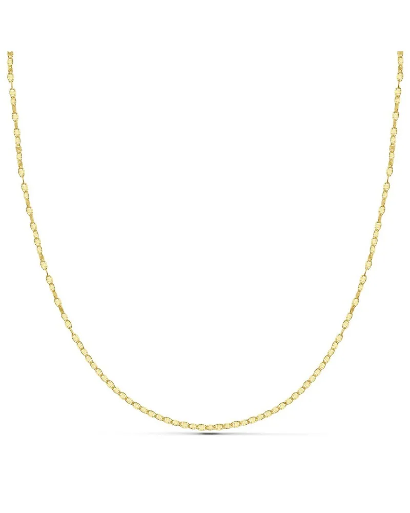 Cadena oro 18k amarillo diamantada 1,5 mm 45cm