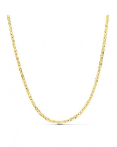 Cadena oro 18k forzada tallada 45cm 2mm