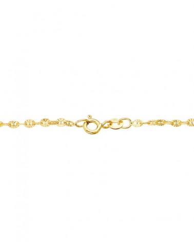 Cadena oro 18k forzada tallada 45cm 2mm