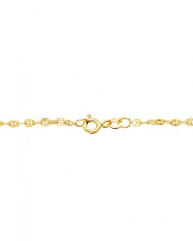 Cadena oro 18k forzada tallada 45cm 2mm