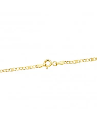 Cadena oro 18k hueca 2 mm 50cm 2,8 gramos - foto 2