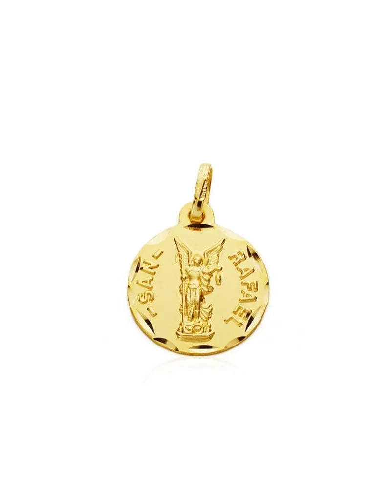 Medalla oro 18k San Rafael 16 mm