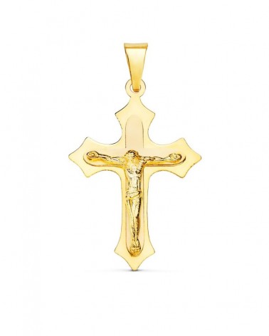 Cruz oro 18k amarillo con Cristo 32x22mm