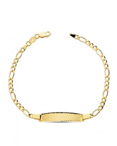 Pulsera esclava oro 18k cadena cartier 17cm