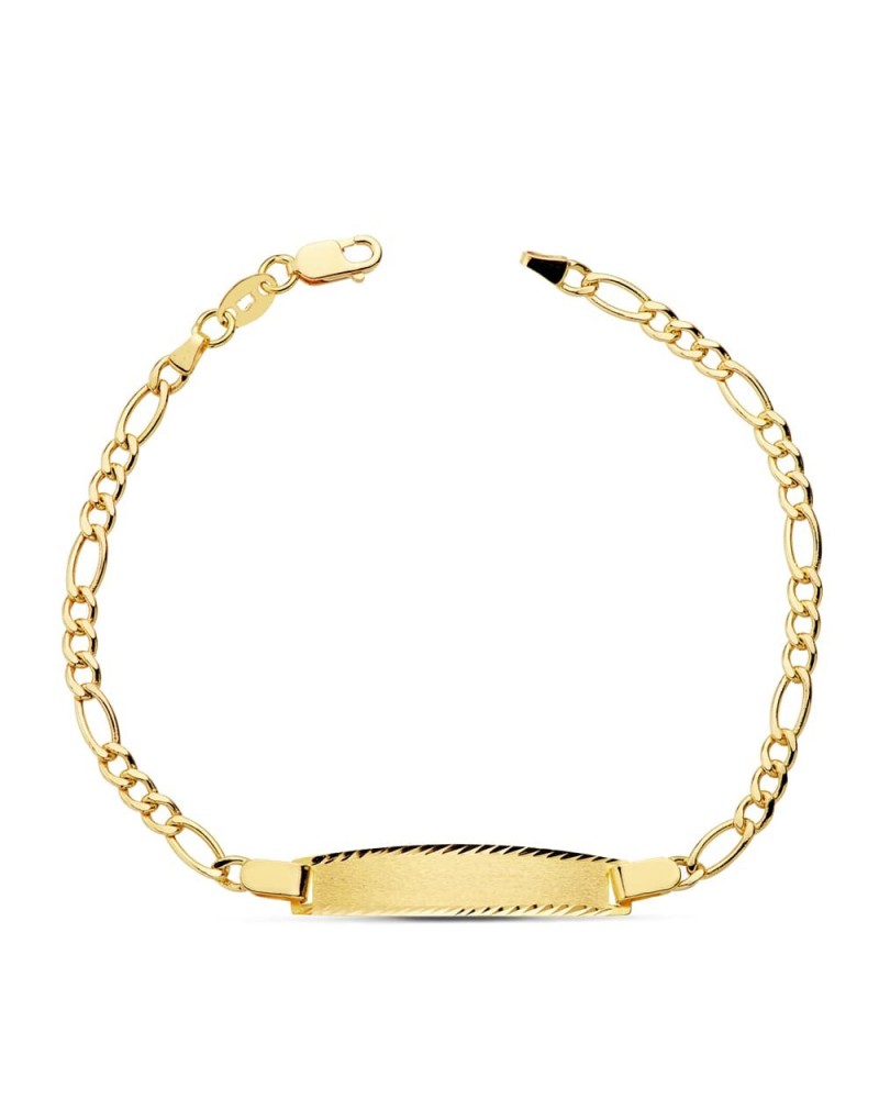 Pulsera esclava oro 18k cadena cartier 17cm