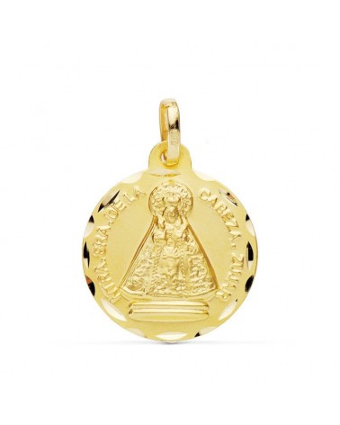 Medalla Virgen de la Cabeza oro 18k 18mm