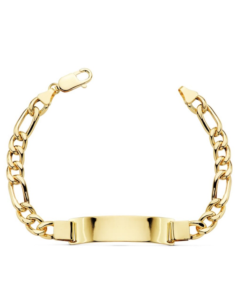 Pulsera esclava oro 18k cartier chapa grabable 21,5cm
