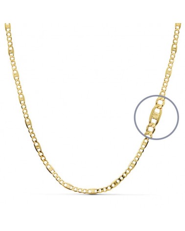 Cadena oro 18k estilo Cartier 60cm 2,5mm