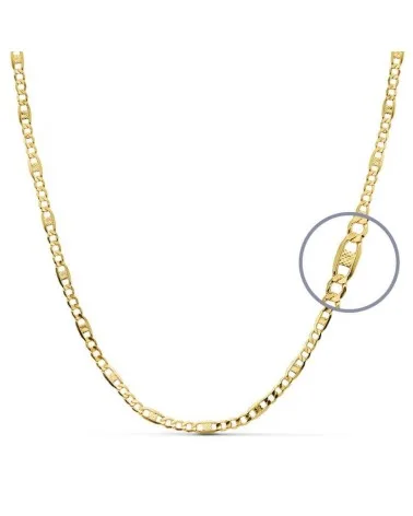Cadena oro 18k 60cm 2,5mm