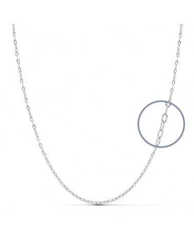 Cadena oro blanco 18k maciza 40cm 1,5mm