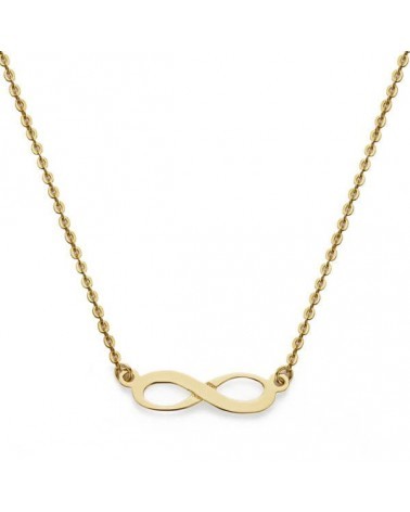 Collar oro 18k símbolo infinito 45cm