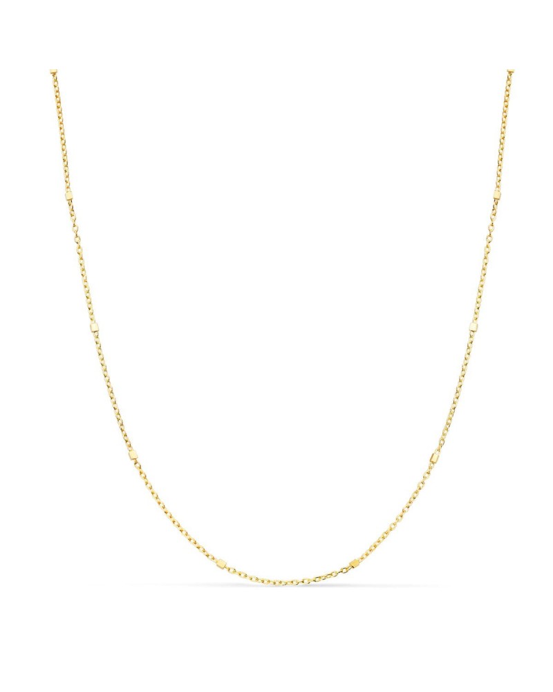 Cadena oro 18k forzada combinada 45cm