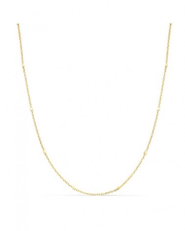 Cadena oro 18k forzada combinada 45cm
